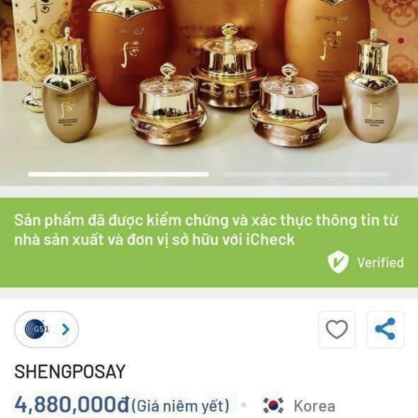 Bộ mỹ phẩm dưỡng da Shengposay mờ thâm nám, tàn nhang hiệu quả tặng kèm mặt nạ