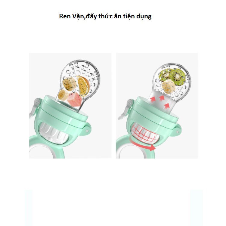 Túi nhai ăn dặm Misuta 3 núm 3 size hàng cao cấp