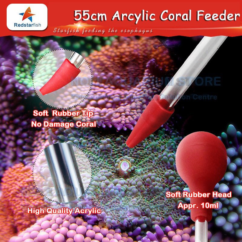 Ống cho san hô ăn Red Starfish trong hồ cá cảnh biển 60cm