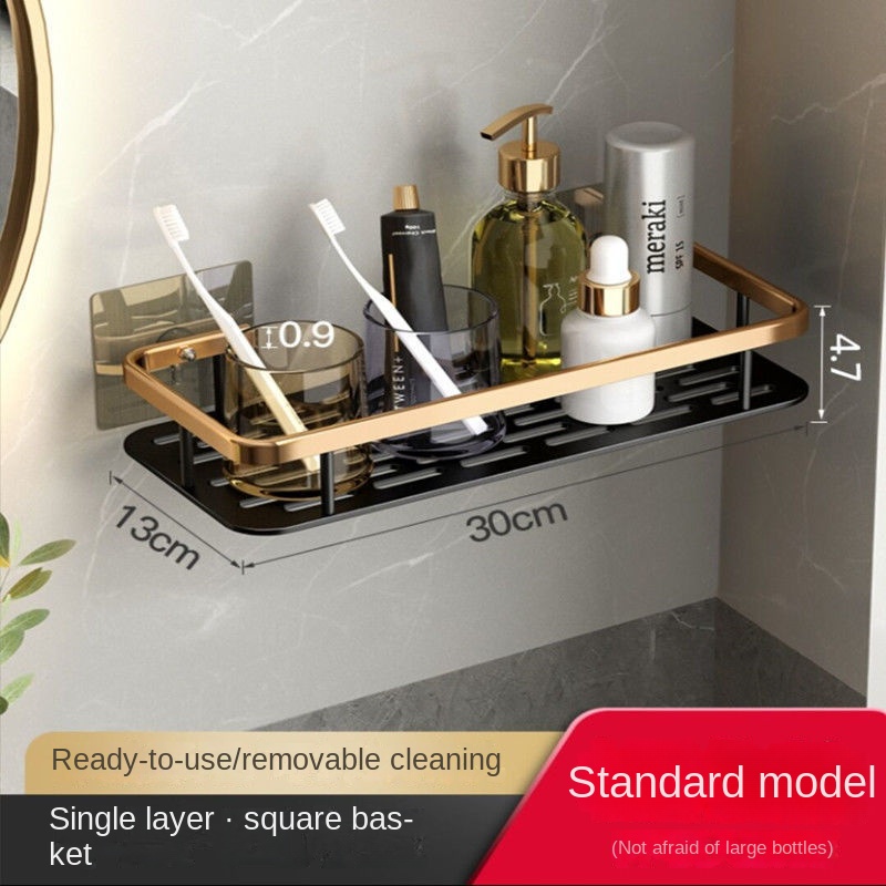 Giá Gắn Tường Không Đục Lỗ Đựng Đồ Dùng Nhà Tắm / Vệ Sinh