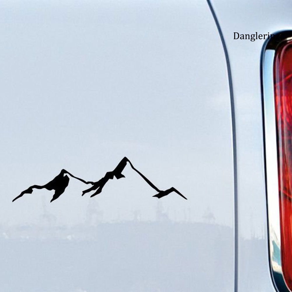 Miếng Dán Trang Trí Xe Hơi Hình Ngọn Núi Độc Đáo