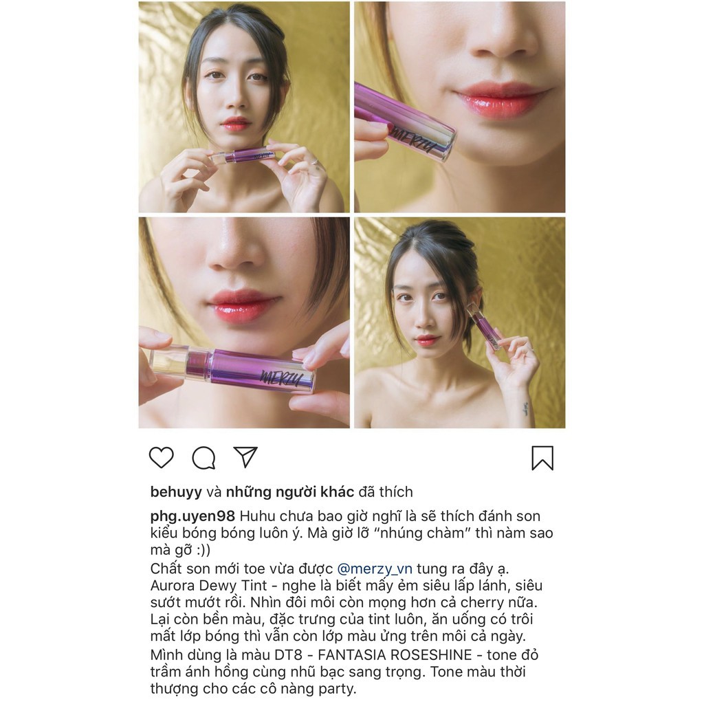 🌸Dangkimly 🌸 Son Merzy Aurora Dewy Tint (5.5g) | BigBuy360 - bigbuy360.vn