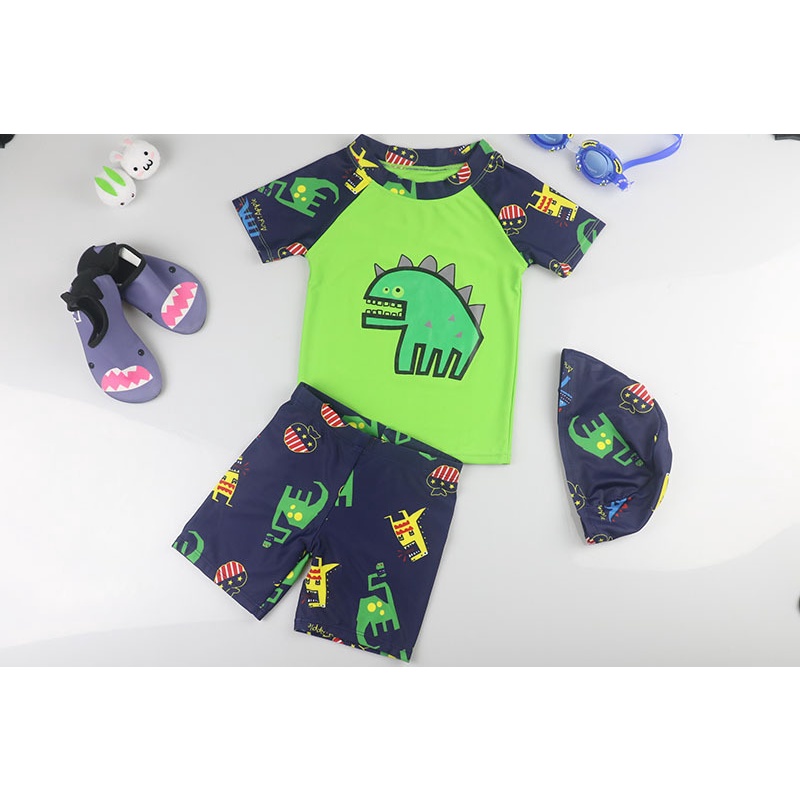 Bộ đồ bơi cho bé trai hàng loại 1, chất liệu bền đẹp co dãn tốt, đường may chuẩn chỉnh chắc chắn HABI19