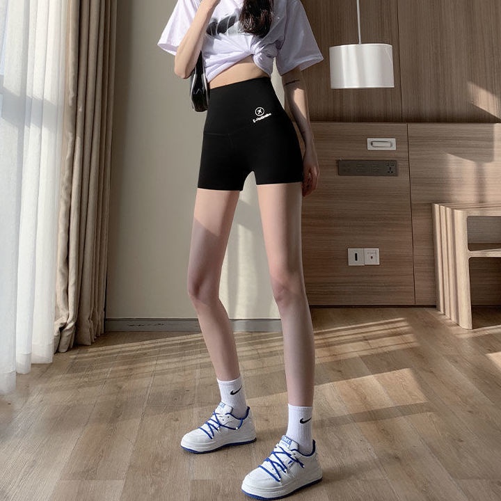 Quần Short An Toàn Eo Cao Co Giãn Bằng Lụa Mát Dành Cho Nữ
