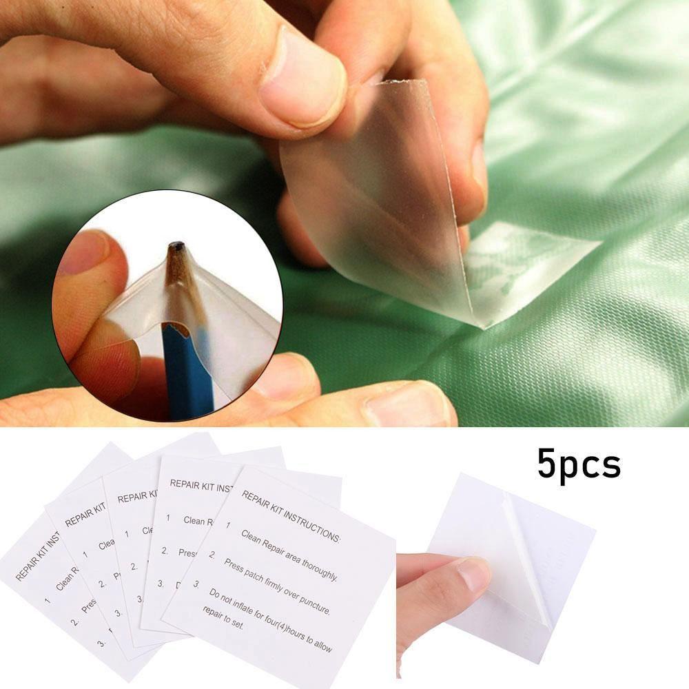 Bộ 5 Miếng Dán PVC Nylon Dùng Sửa Chữa Áo Khoác Ngoài Trời