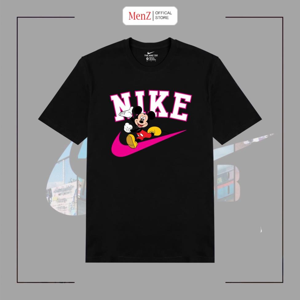 Áo Thun Nike x Mickey Vải Cotton Vô Cùng Thoáng Mát , Hàng VNXK (40kg- 90kg) Đẹp