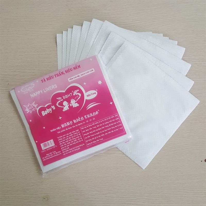 [Hàng chính Hãng ]Miếng lót phân xu cao cấp Hiền Trang kháng khuẩn chống thấm, siêu mềm tiện cho mẹ sạch cho con bé
