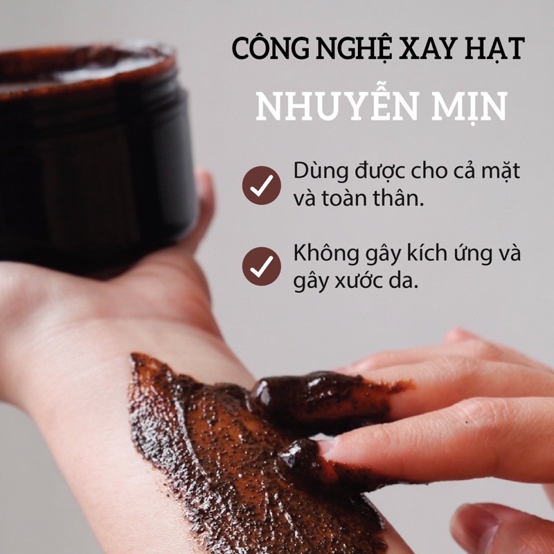 {HÀNG CÓ SẴN} 🤎Tẩy tế bào chết cà phê Milaganics hủ 280g!