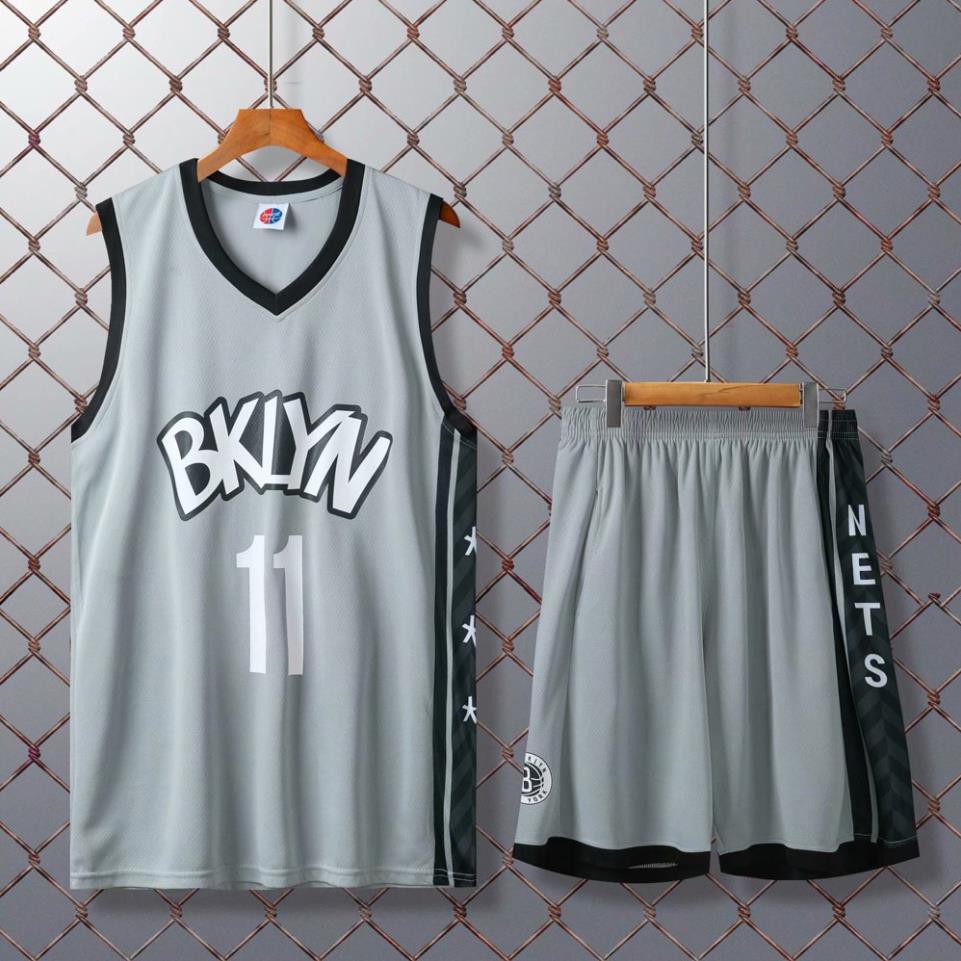 Bộ đồ đồng phục chơi bóng rổ theo phong cách NBA Brooklyn Nets Kyrie Irving 11 Kevin Durant 7 dành cho nam  ཾ