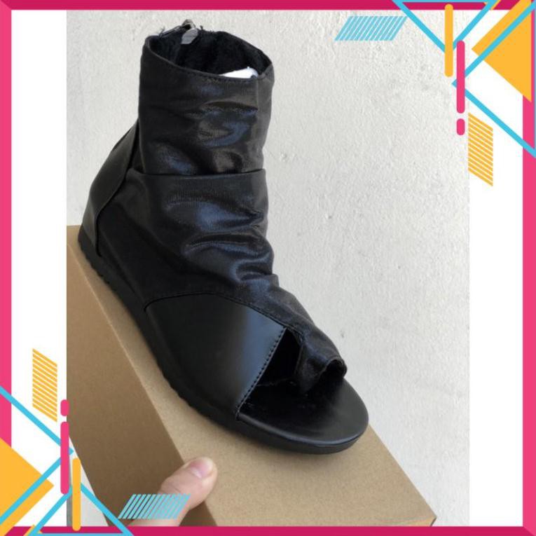 ODER Boot Nữ Xỏ Ngón Chất Da Phối Nhung mềm Cực Xinh (fullbox 756) | BigBuy360 - bigbuy360.vn