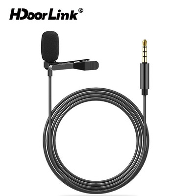 Hdoorlink 3.5mm Mini Micro Có Kẹp Thắt Cổ Nói Hát Micro Điện Thoại Phát Sóng Trực Tiếp Micro Bài Giảng Cho Điện Thoại Thông Minh
