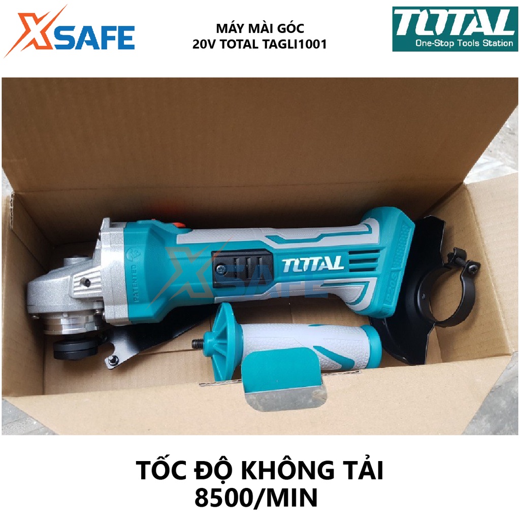 MÁY MÀI GÓC DÙNG PIN TOTAL TAGLI1001 máy cắt vật liệu xây dựng cầm tay sử dụng pin Lithium 20V TOTAL [CHĨNH HÃNG][XSAF]