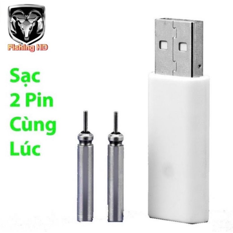 BỘ SẠC PIN PHAO ĐIỆN CÂU ĐÊM PHAO CÂU CÁ NGÀY ĐÊM PC2 đồ câu FISHING_HD