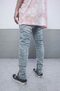 M1 stretch acid wax jeans