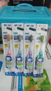 [Giá sỉ] 1 hộp bàn chải Hàn Quốc (45 cái+1 hộp nhựa đựng)