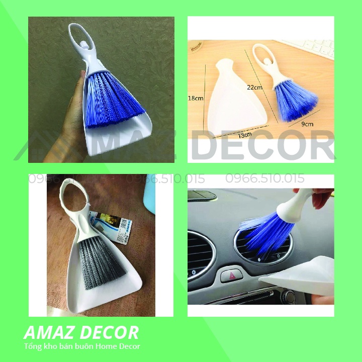 [Sỉ] Bộ chổi xẻng mini vệ sinh bàn thờ, ban thần tài máy tính siêu tiện dụng đẹp giá rẻ