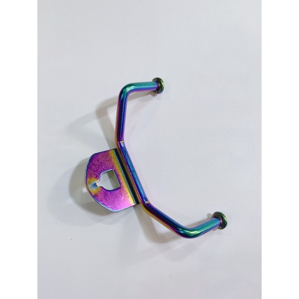 Móc treo đồ xe Vario inox & titan, móc máng đồ 2 càng inox không gỉ