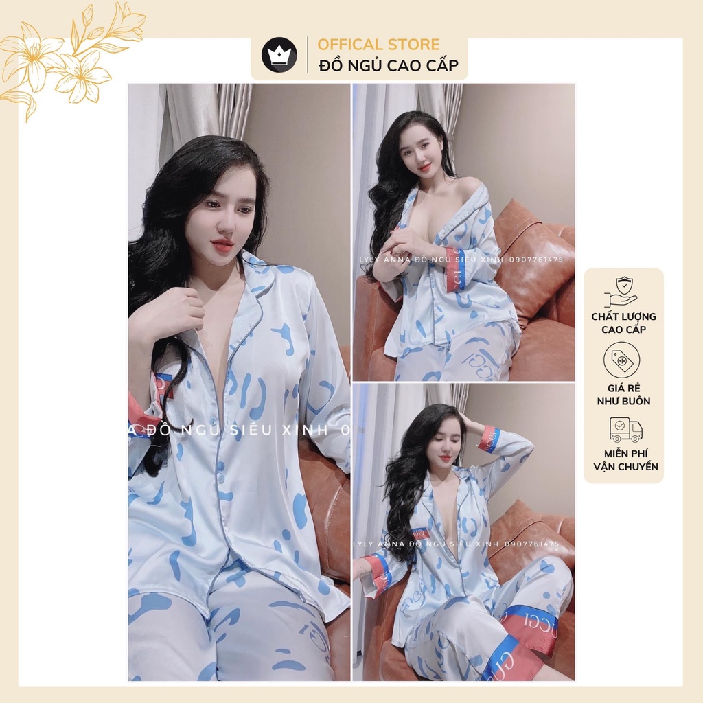 Bộ đồ Pijama Latin dài tay họa tiết cao cấp,thiết kế dễ thương | BigBuy360 - bigbuy360.vn