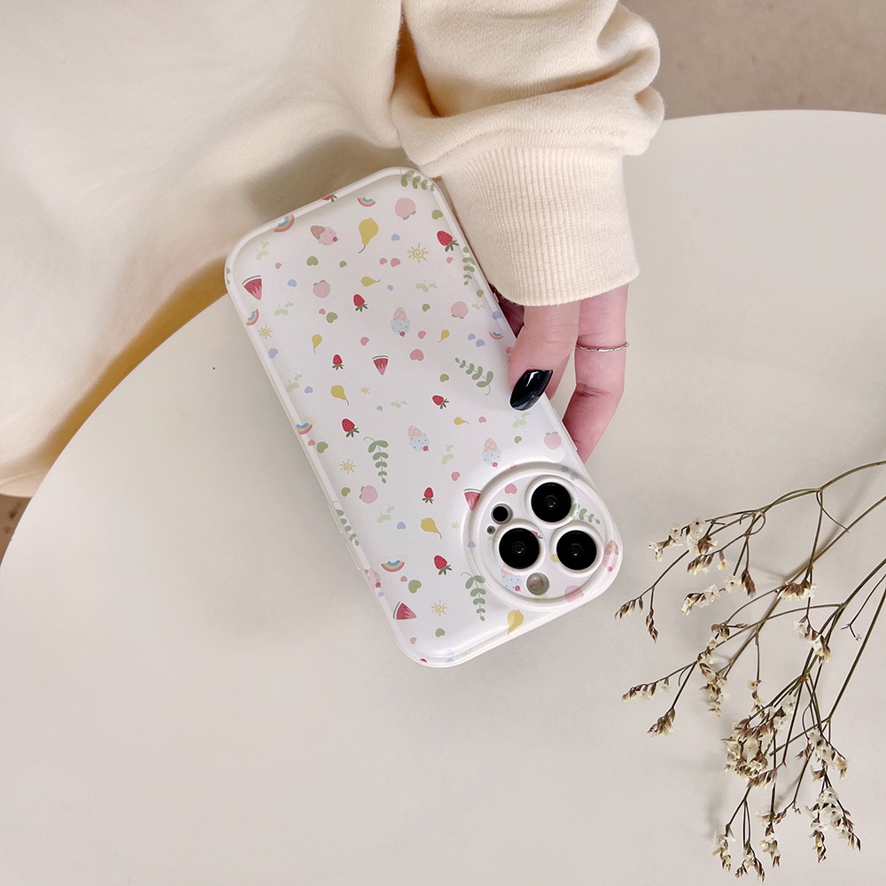 ốp iphone trái cây TPu Silicone Case Điện thoại iPhone 11 Pro Max X Xr Xs 7 8 14 Plus Se 2020 12 pro max 13 mini
