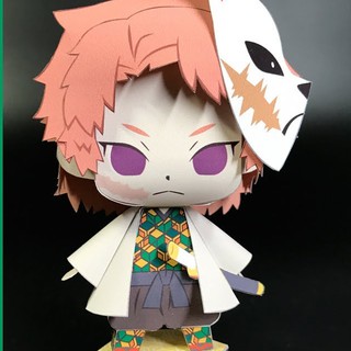 Mô hình giấy Chibi Sabito - Kimetsu no Yaiba (Lưỡi gươm diệt quỷ)