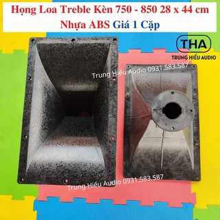 Họng Treble 28x44 cm 750 850 Bắt Vít Hàng Nhập TQ, Nhựa ABS, Phểu Treble 28x44 Loại Dày Trung Hiếu Audio (Giá 1 Cặp)
