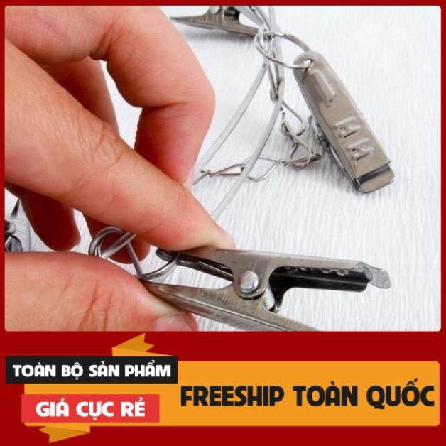 Móc chùm, móc tròn inox phơi quần áo trẻ em