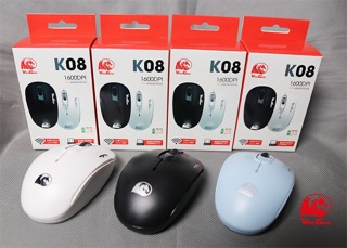 Chuột máy tính không dây, mouse VINAGEAR K08