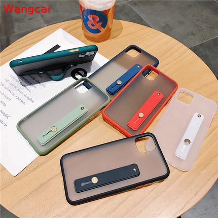 Ốp lưng nhựa nhám viền màu có quai chống cho điện thoại OPPO Reno 3 Pro Ace 2Z 2f Z 2