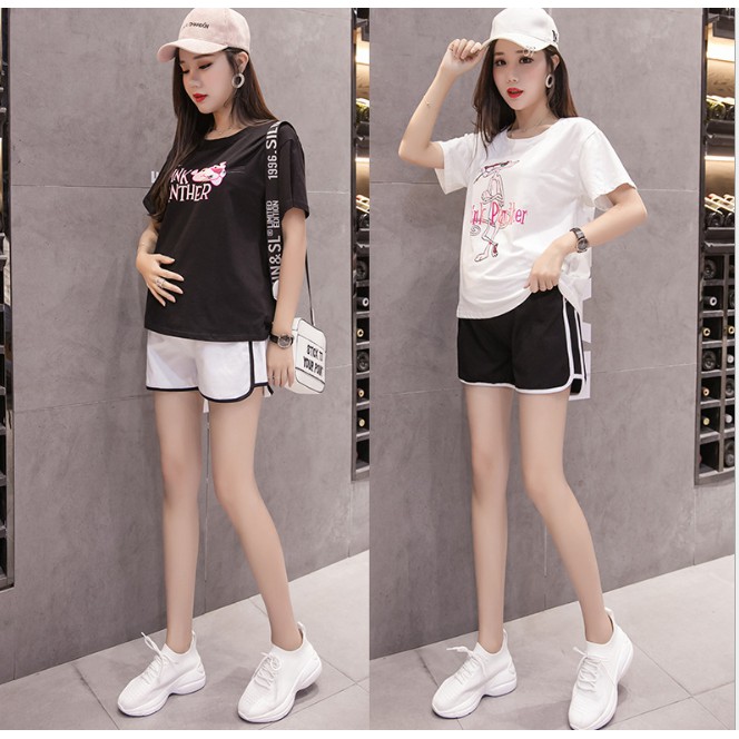 Quần Sooc Cotton Bầu Cực Mềm Mát Co giãn Thoải Mái Q83