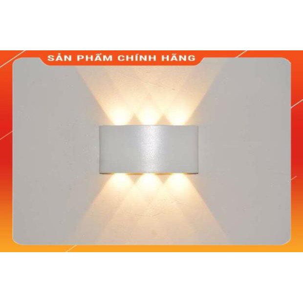 Giá sốc Đèn hắt tường 2 đầu 6w(đen và trắng) sẵn hàng