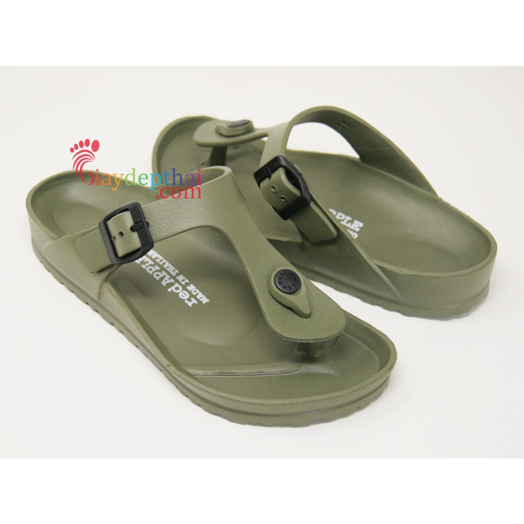 Dép Đúc Thái Lan Unisex quai ngang siêu nhẹ Red Apple BG 2565