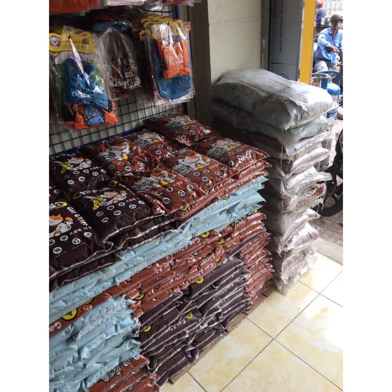 Cát vệ sinh cho mèo neko gói 5 lit hương cafe, hương phấn em bé, Hương socola Sẵn hàng