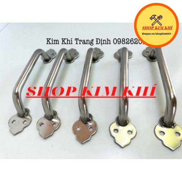 [Kim khí] Tay tủ inox đặc hoa văn