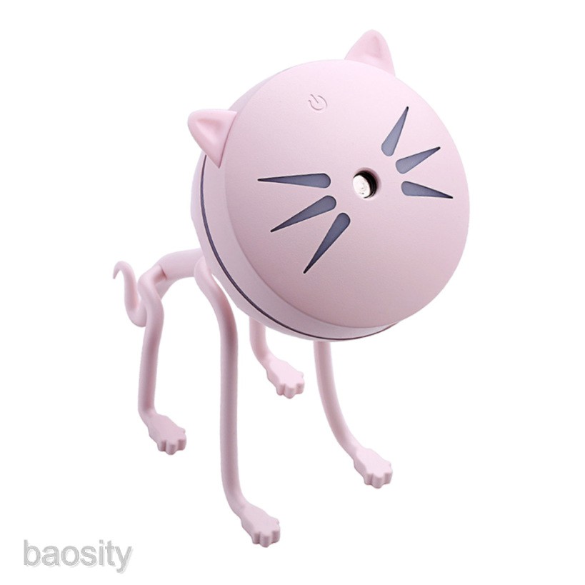 150ML Portable Cat USB Air Humidifier with Auto Shut-off Night Light