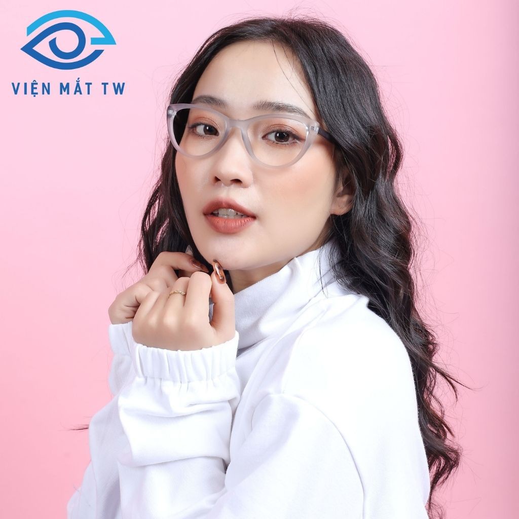 Kính cận mắt mèo cốt kim loại bọc nhựa Ultem siêu sang Vienmattw1.Official-8013+Nhận cắt CẬN VIỄN LOẠN chất lượng cao | BigBuy360 - bigbuy360.vn
