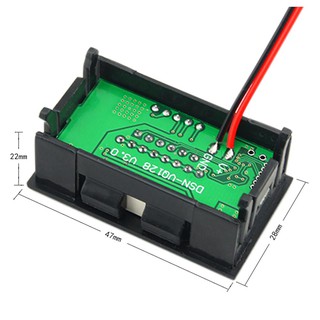 【Rememberme】72V DC Mini Digital Lead Acid Battery Capacity LED Indicator Voltmeter Tester