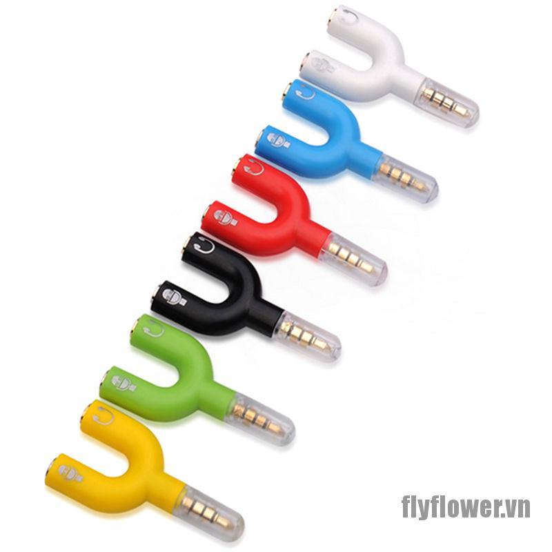 Bộ Chia Tai Nghe & Mic Giắc Cắm 3.5mm