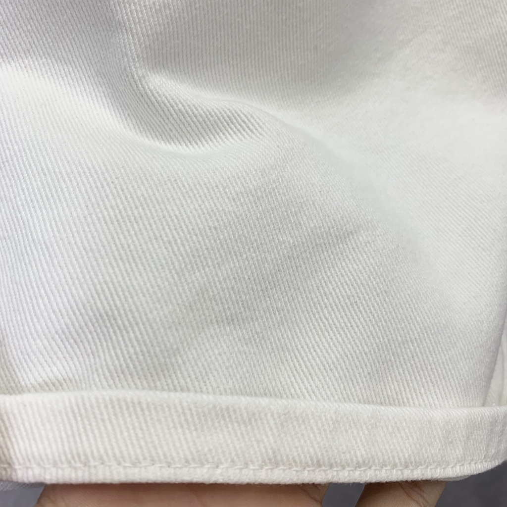 Quần Short Bò Nam Trắng Trơn Đơn Giản QS03P