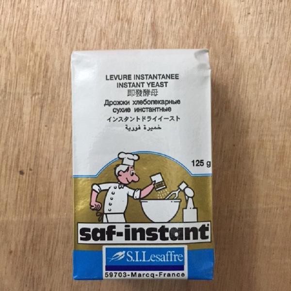 Men ngọt PHÁP hiệu Saf-instant 125g - Men nở làm bánh mì - PL58