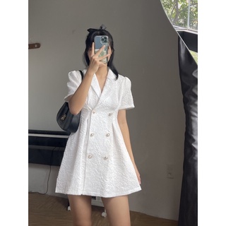 Đầm hoa gấm xoè 18again (Hàng sẵn / ảnh thật)
