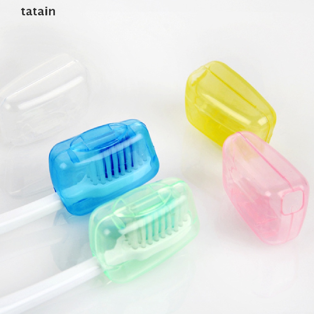 [TAT] Portable Toothbrush Head Cover Case For Travel Hikin Camping Toothbrush Cap Case CVX