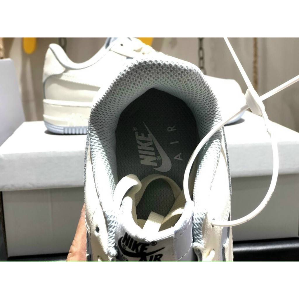 Giầy AF1 trắng xanh kem cao cấp. | BigBuy360 - bigbuy360.vn