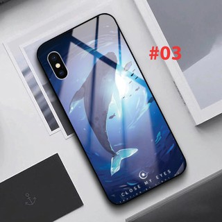 Ốp lưng kính Samsung Galaxy Note 8 Note 9 Note 10 Note 10 Plus in hình DEPRESSIO