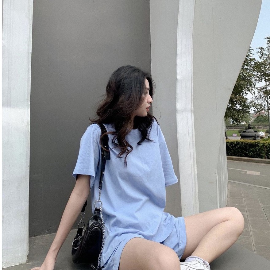 Set bộ thun nữ cotton tay lửng mềm mịn kết hợp quần short đùi full 4 màu siêu mát RÔ STORE S04