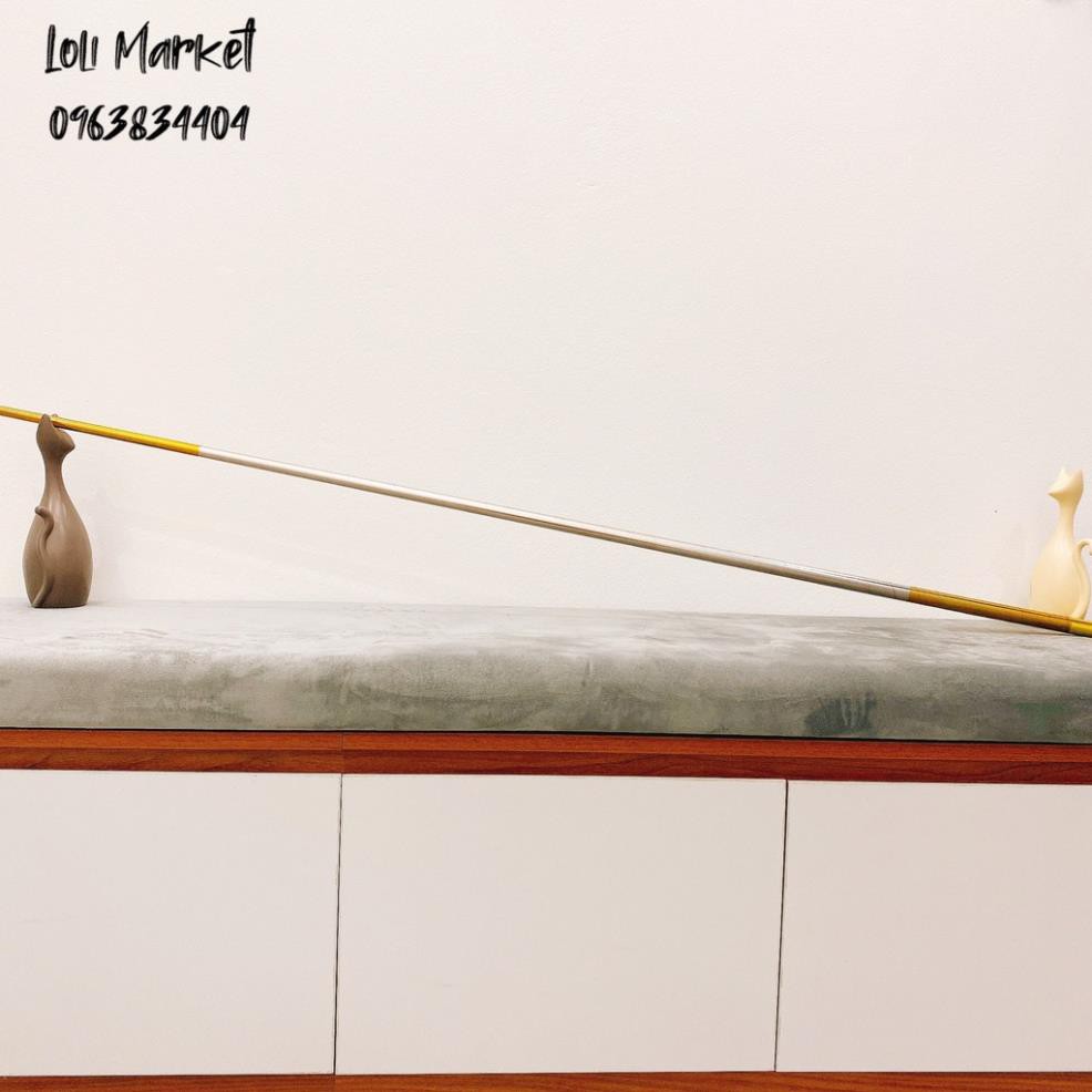 Gậy như ý tôn ngộ không hai đầu vàng bằng thép, gậy ảo thuật bỏ túi hàng cao cấp dài 1,1m | BigBuy360 - bigbuy360.vn