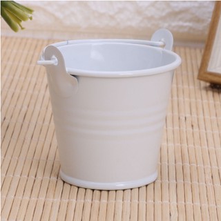 Chậu hoa mini bằng kim loại