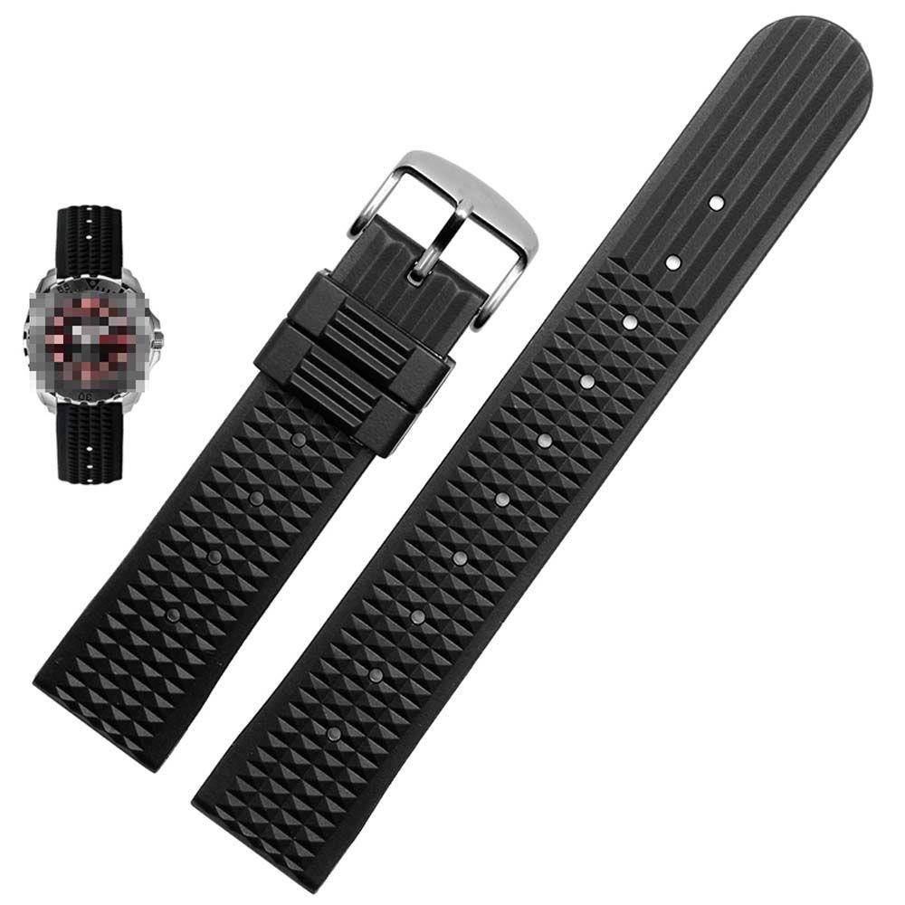 QQMALL Dây Đeo Silicone Mềm Cho Đồng Hồ Thông Minh 20mm 22mm