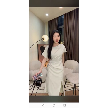 Đầm rút dây eo nhà Loan