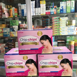 Que thử thai Chip Chips ( Hộp 12 chiếc )