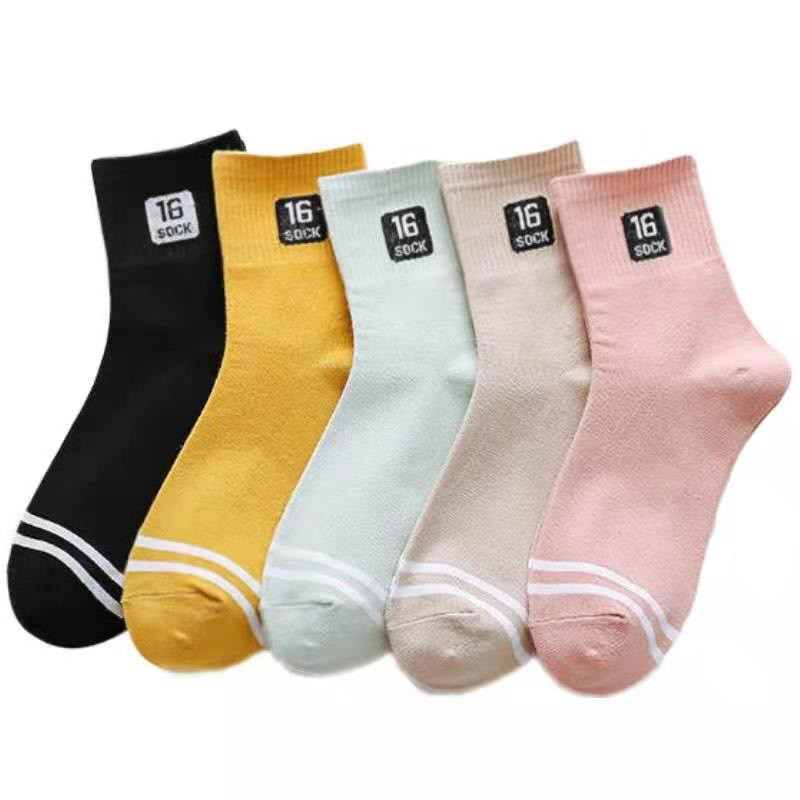 Tất nữ cao cổ in hình số 16 cực xinh TN46